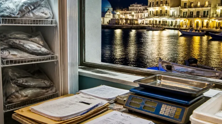 Έλεγχος σε υποκατάστημα στην Ερμούπολη: πρόστιμο 500€ για 3,5 κιλά σφυρίδας και τελικώς ακύρωση