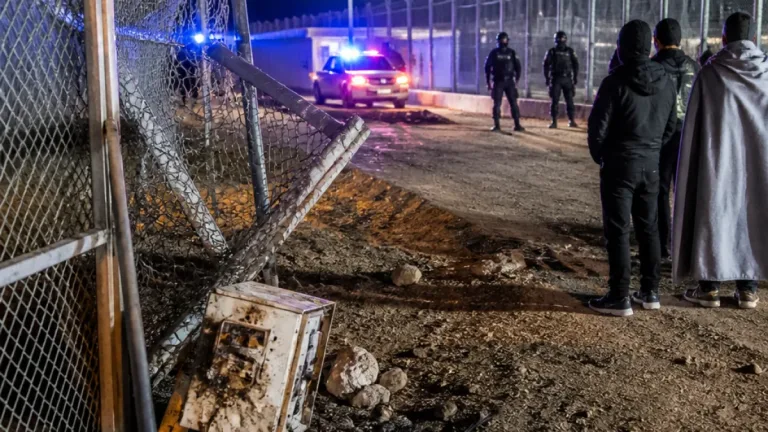 Ένταση και κατάρρευση τμήματος περίφραξης στη δομή της Σιντικής στις Σέρρες