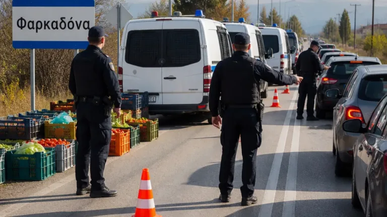 Εντατικοί αστυνομικοί έλεγχοι στη Φαρκαδόνα και τη Θεσσαλία ενάντια στην παραβατικότητα