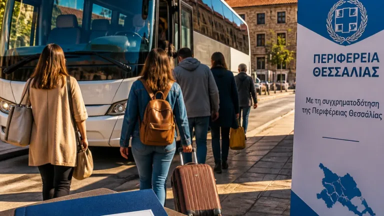 Φάρσαλα: Επαναφορά λεωφορειακής σύνδεσης Φάρσαλα–Αθήνα με χρηματοδότηση της Περιφέρειας