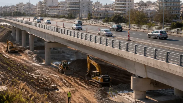 Καλλιθέα: Ανοίγει ξανά η Παλαιά Παραλιακή — παραδόθηκε η νέα γέφυρα του Ιλισσού