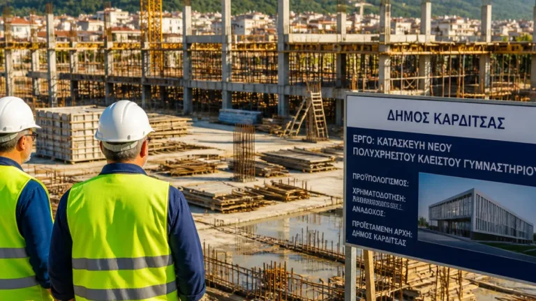 Καρδίτσα: Σε οικοδομικό στάδιο η νέα αίθουσα πολλαπλών χρήσεων για το μουσικό σχολείο