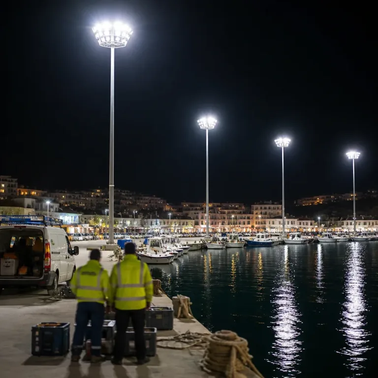 Αναβαθμίστηκε ο φωτισμός στον Λιμένα Αγίου Νικολάου — βελτιώσεις στην ασφάλεια και την ενεργειακή κατανάλωση
