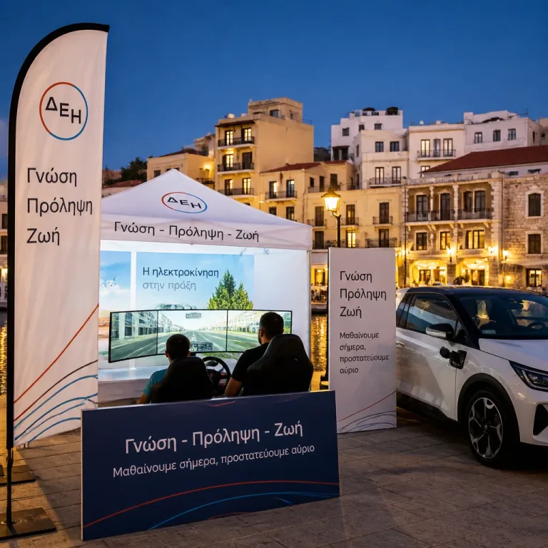 Ι.Ο.ΑΣ. και ΔΕΗ ξεκινούν στην Κρήτη πρόγραμμα οδικής ασφάλειας για σχολεία και κοινό