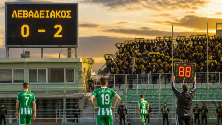 Λιβαδειά: Ηττα 0-2 για τον Λεβαδειακό, τρίτη σερί νίκη ο Παναιτωλικός