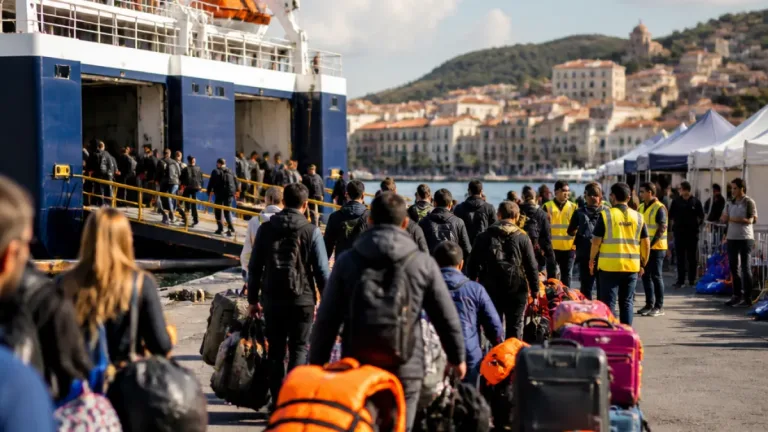 Μυτιλήνη: Άφιξη 406 μεταναστών από την Κρήτη στο πλαίσιο αποσυμφόρησης