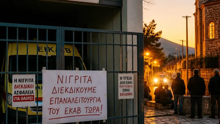 Νιγρίτα: Σοβαρές καταγγελίες για απουσία σταθμού ΕΚΑΒ μετά από θάνατο κατοίκου