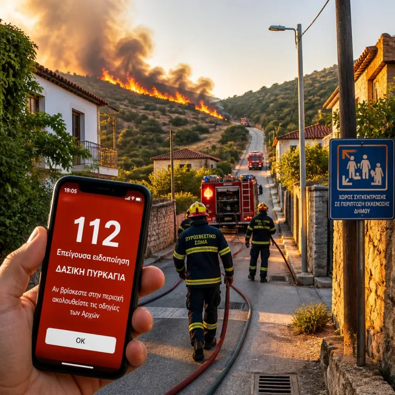 Σε εξέλιξη μεγάλη φωτιά στο Λασίθι — 112 για ετοιμότητα σε πέντε οικισμούς, Καρύδι εκκενώθηκε