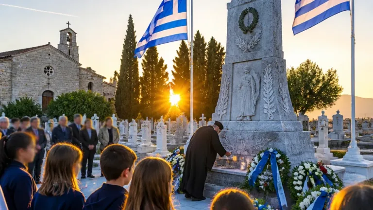 Παλαιόχωρα: Τιμή και μνήμη για τους 32 εκτελεσθέντες — μνημόσυνο στο κοιμητήριο Αγ. Γεωργίου