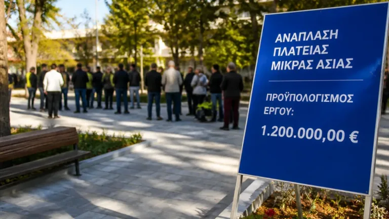 Παραδόθηκε η ανανεωμένη πλατεία Μικράς Ασίας στην Κοζάνη — νέες παρεμβάσεις σε σχεδιασμό