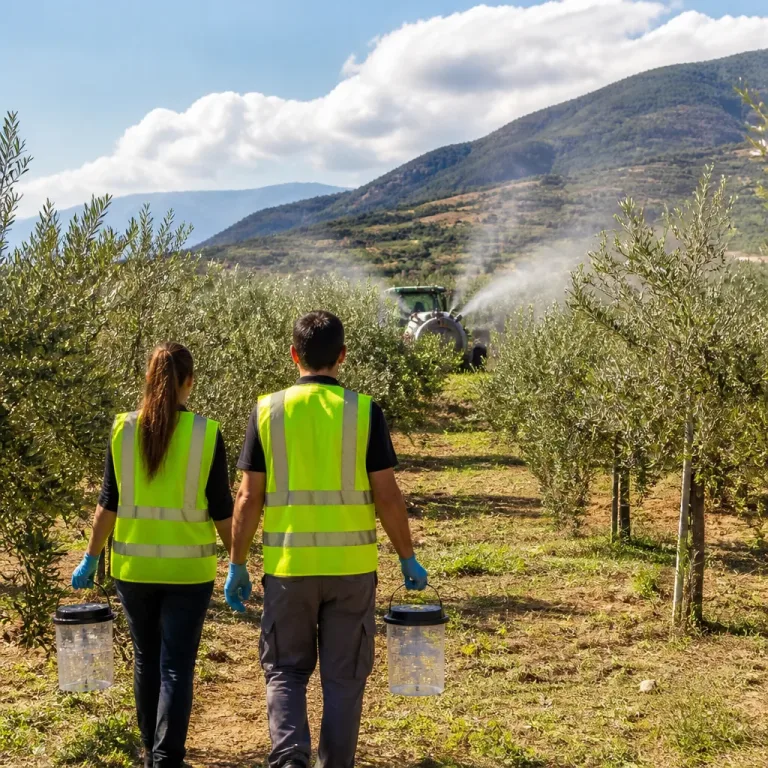 Εντατικοί ψεκασμοί στο Λασίθι — κρίσιμος ο Σεπτέμβριος για την παραγωγή ελιάς