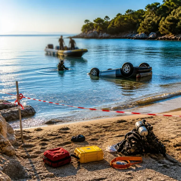 Αυτοκίνητο εντοπίστηκε στη θάλασσα στη Νεάπολη Λασιθίου — συνεχίζονται οι έρευνες