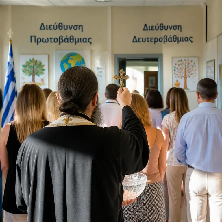 Κοινός αγιασμός στις Διευθύνσεις Εκπαίδευσης Λασιθίου ενόψει νέας σχολικής χρονιάς