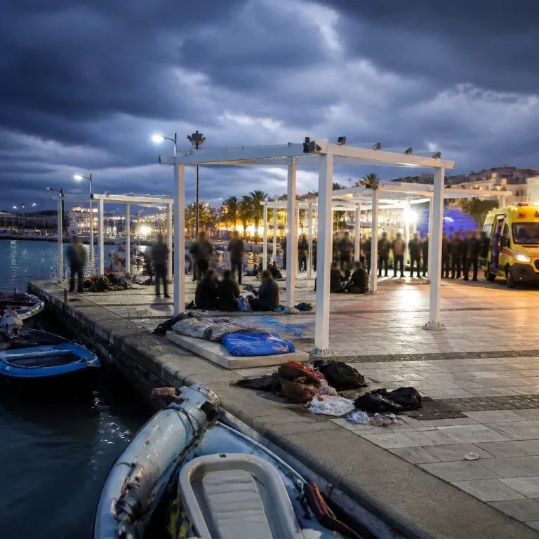Εντός παραλιακής πλατείας της Ιεράπετρας παραμένουν 86 μετανάστες — 4 νοσηλεύονται