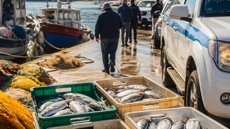 Σούδα: Σύλληψη δύο ανδρών μετά από κλοπή 860 κιλών ψαριών και πλωτή καταδίωξη