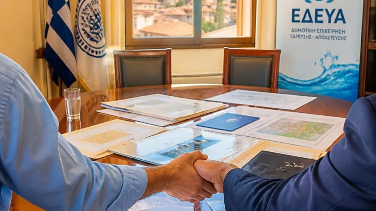 Σπάρτη: Συνάντηση Δημάρχου με τον πρόεδρο της ΕΔΕΥΑ για την αυτοτέλεια και τις ΔΕΥΑ