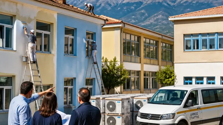 Σπάρτη: Συντηρήσεις και εργασίες σε 20 σχολεία ενόψει της νέας σχολικής χρονιάς