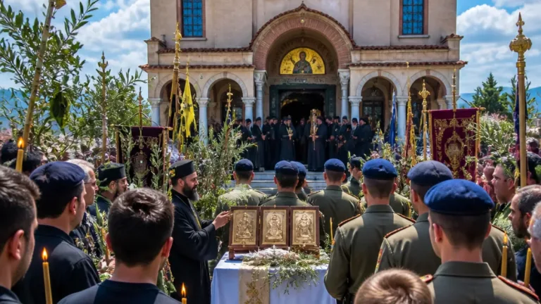 Συγκίνηση στη Βέροια: Μνημόσυνο και τιμές στους κτήτορες της Παναγίας Σουμελά