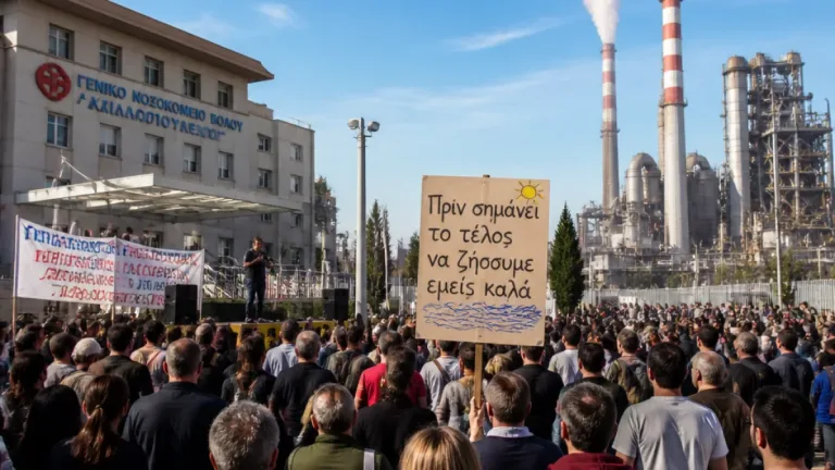 Βόλος: τραγούδι-κάλεσμα και κινητοποίηση κατά της καύσης απορριμμάτων στην ΑΓΕΤ