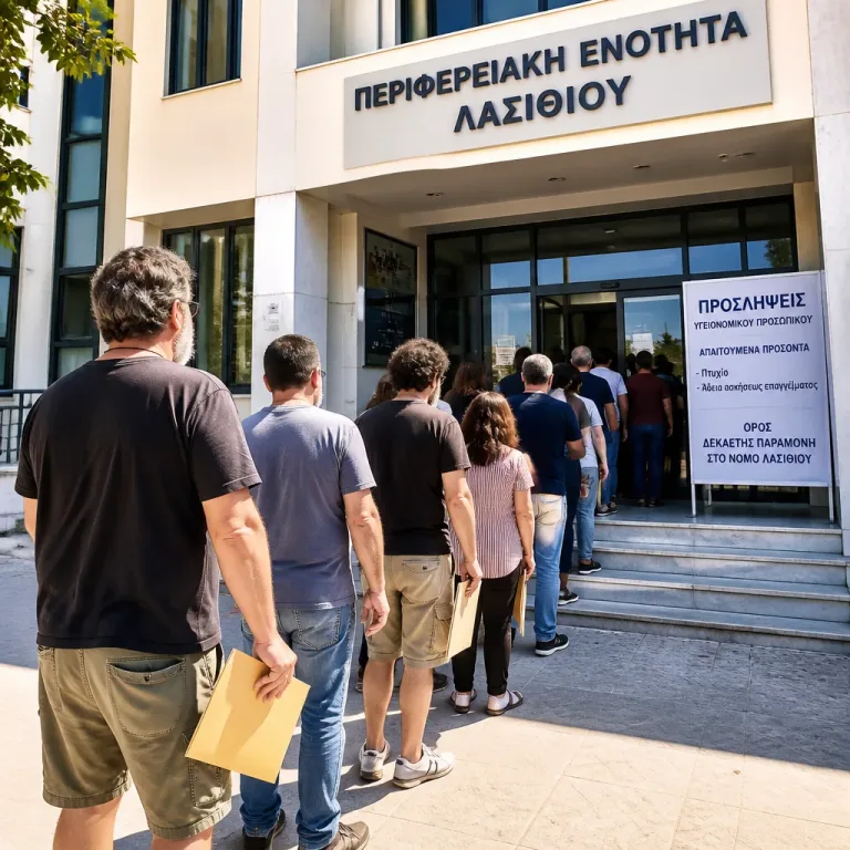 Μόνιμες προσλήψεις στην Π.Ε. Λασιθίου με μοριοδότηση εντοπιότητας και όρο δεκαετούς παραμονής