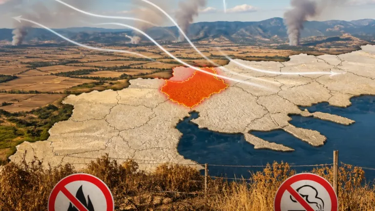 Υψηλός κίνδυνος πυρκαγιάς και για το Κιλκίς — οδηγίες και προειδοποιήσεις