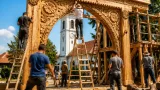 Közösségi erőből faragják tovább a székelykapuk hálóját Győr-Moson-Sopronban