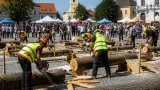 Mohácson rendezték meg a Dr. Gólya János emlékfakitermelő versenyt, diákok és családok vettek részt