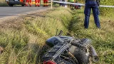 Műszaki hibától zuhantak árokba: súlyosan megsérült a motorost vezető férfi Vasban