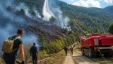 Negyven hektár és több település: helikopterrel és önkéntesekkel oltották Veszprém megye tűzeit