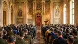 Pápa: Leó pápa a katonai lelkészeket arra buzdította, hogy védjék a haza szuverenitását és a jogállamiságot
