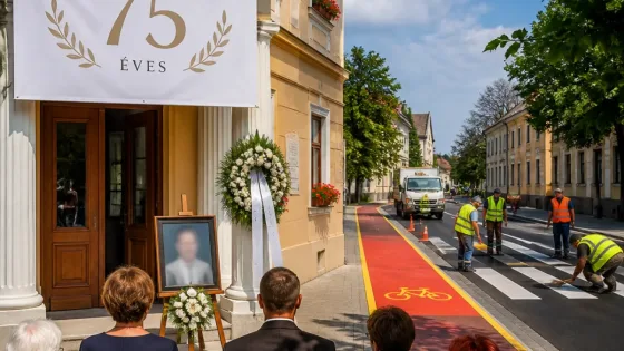 Gyula: 75 éves a gyulai idősek otthona, párhuzamosan közlekedésbiztonsági fejlesztések indultak