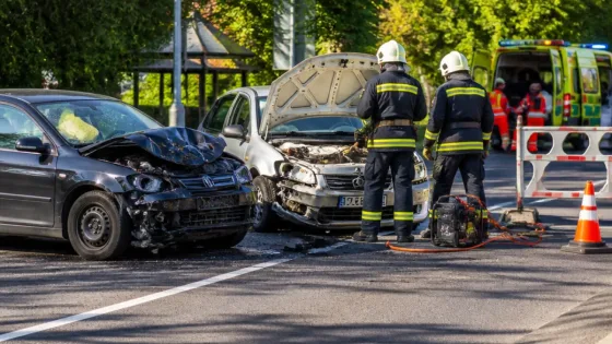 Hajdúszoboszló: két autó ütközött a fürdő környékén, az érintett utat teljesen lezárták