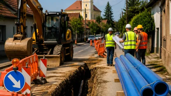 Jászberény: augusztus végén megújul a Forgács utca ivóvízhálózata és útburkolata