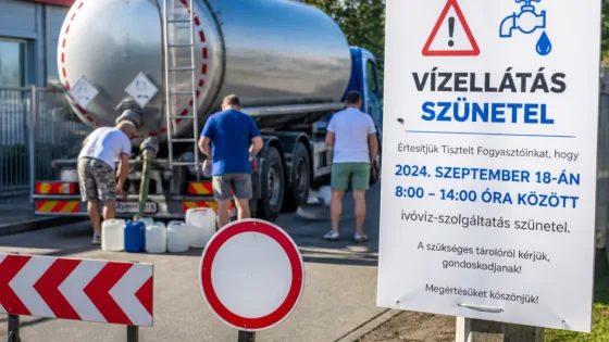 Kalocsa: vízellátás-szünetet okozó gerincvezeték-csatlakozást végeznek szeptember 18-án