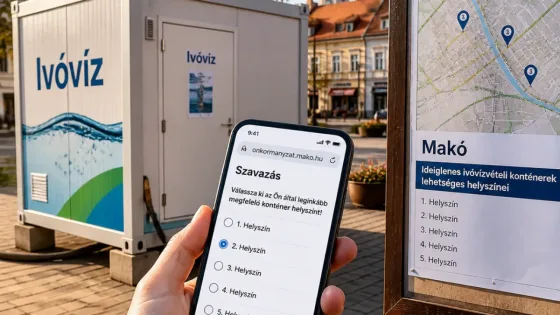 Makó dönt: hova kerüljön a második arzénmentes ivóvizes konténer?