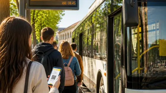 Pécs: egyre többen váltanak mobiljegyre — gyorsabb és kevesebb sor a buszokon
