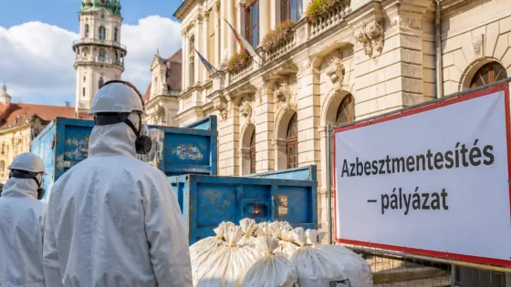 Sopron vállalja a lakossági azbesztmentesítést, pályázik a kormány 3 milliárdos alapjára