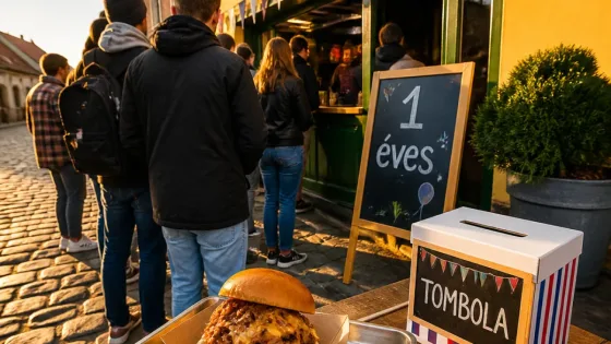 Szentendrei Eddie’s Smash Burger egyéves — különleges szezonális fogás és tombola a jubileumon