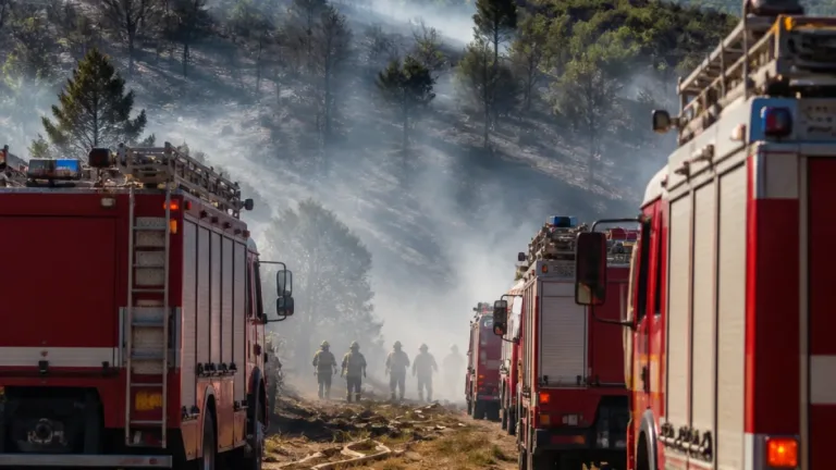 450 hektár égett le Sajókápolna környékén — több tűzoltóegység küzdött a lángokkal