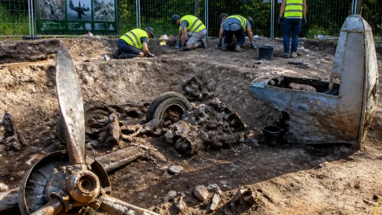 Ajka közelében második világháborús Focke-Wulf-roncstermet tártak fel