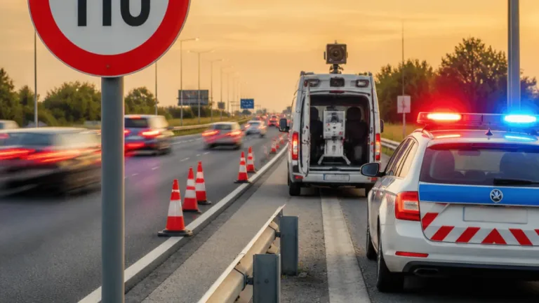 Akár 190 km/órával is száguldottak az M7 somogyi szakaszán — 382 gyorshajtót mértek egy hét alatt