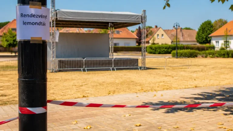 Az augusztus 20-i ünnepséget lefújták Decsen a megnövekedett tűzveszély miatt