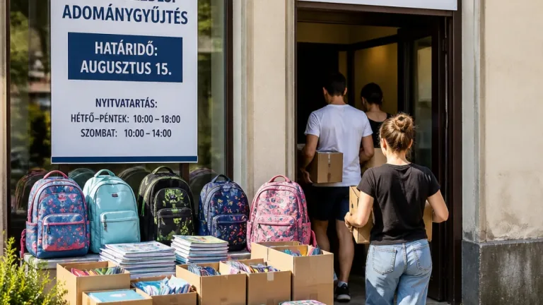 Baja: tanszergyűjtést szervez a Fészek Ifjúsági Klub, hogy senki ne kezdje tanszer nélkül a tanévet