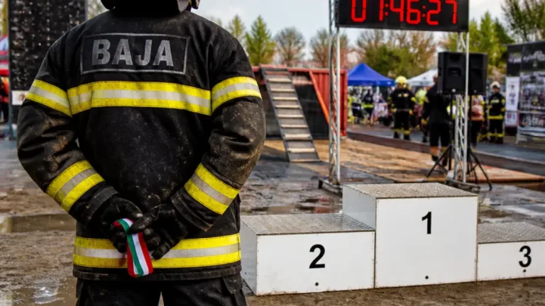 Bajai tűzoltó nyerte a magyar címet a legerősebb tűzoltók versenyén Bükfürdőn