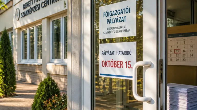 Berettyóújfalu: főigazgatói pályázat nyílt a szakképzési centrum élére — változik a vezetés rendszere