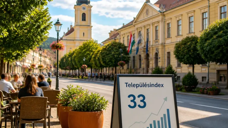 Bonyhád a közepes városok élmezőnyében: 33. hely a Településindexen