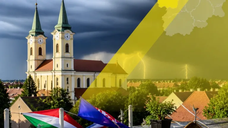 Citromsárga figyelmeztetés Vas megyére: zivatar és heves széllökés is lehet augusztus 20-án