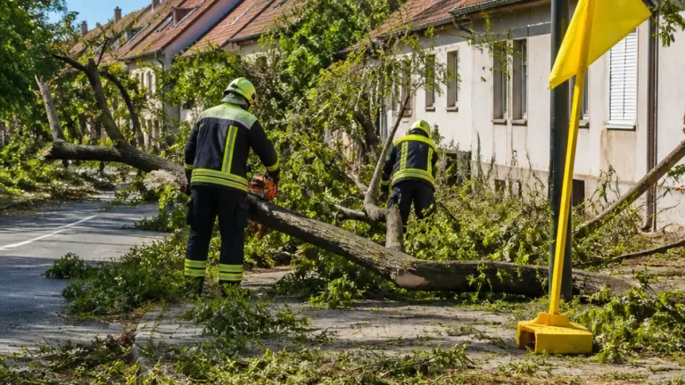 Citromsárga riasztás Bács‑Kiskunban: kidőlt fák és letört ágak miatt többször riasztották a tűzoltókat