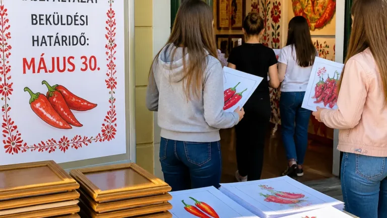 Diákpályázat Kalocsán: a paprika mint téma várja az általános- és középiskolás alkotásokat