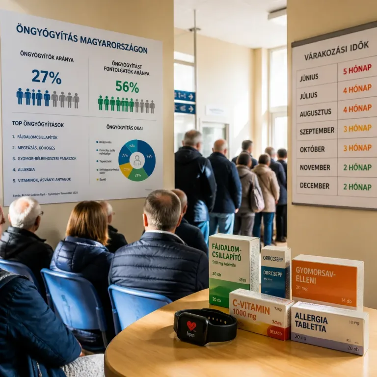 A magyarok kevesebb mint harmada elégedett az állami egészségüggyel, nő az öngyógyítás aránya